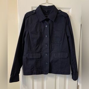 LANDS END Women’s Black light weight jacket size 14-16